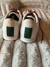 Reebok S. Carter Jay-Z White/Green/Red Low Top Leather Sneakers 10-95316 picture