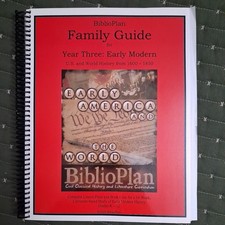 BiblioPlan Family Guide Year 3: Early Modern 2001 Spiral World & Church History picture