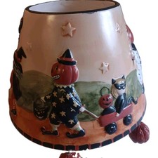 2009 Yankee Candle Teresa Kogut  Halloween Jar Shade Topper Kids Trick or Treat picture