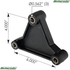 M13088 Equalizer 4in Height 013-010-04 - 4.0in Height C to C, 9/16 Hole picture