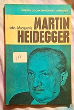 John Knox Press Martin Heidegger by John Macquarrie Paperback 1968 (Makers) picture