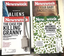 7 copies Newsweek Magazine  2009 Aug Sept Oct   PreOwn MINT Cond   FAST Handling picture