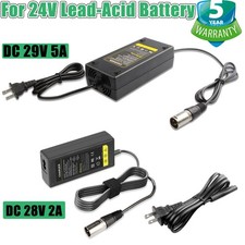 24V 2A/5A XLR Charger for ActiveCare Catalina Wheelchair Rascal picture