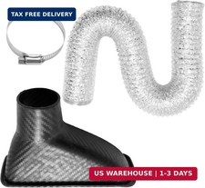 Universal Car Air Intake Duct Front Bumper Intake Duct, Front Bumper Car Square  picture