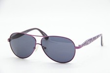 BETSEYVILLE BY BETSEY JOHNSON ANIMAL BV 101 07 VIOLET AUTHENTIC SUNGLASSES 58-10 picture