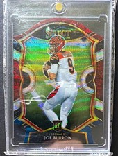 Panini 2020 Select Joe Burrow Bengals Rookie RC Concourse Tri-Color Prizm #46 picture