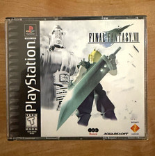Misprint Final Fantasy VII PS1 Black Label CIB NTSC-U/C. Tested. Works. picture