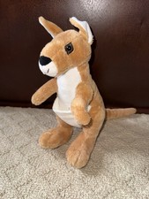 Wishpets Saandra Kangaroo Plush No Baby EUC picture