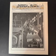 Vtg September 16, 1929 Ford News Issue - Model A Era Industrial Ephemera 16 pgs picture