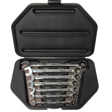 GearWrench 7pc SAE Ratcheting Combination Wrench Set 5/16 to 3/4 with Case picture
