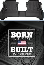 Weatherbeater Floor Mats Fits 2020-2026 Jeep Gladiator 2nd Row 1-pc Black picture