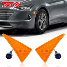 Fits 2020-2023 Hyundai Sonata SE Front LED Side Marker Light Pair LH RH picture