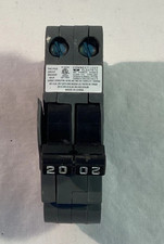 Lot of (2) CONNECTICUT ELECTRIC TWO POLE CIRCUIT BREAKER UBIF-0220N picture
