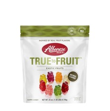 True to Fruit Gummy Candy 25 Ounce Pack Exotic Fruity Snack Allergy Friendly picture