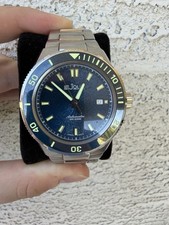 Le Jour Coral Diver Blue Automatic Watch Stainless Steel Men's Watch picture