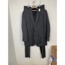 Jos. A. Bank Signature Collection Charcoal Herringbone Wool Suit 50 XL 46W New picture
