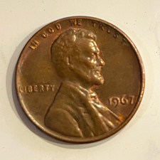 ¡Ultra-rare 3.16g 1967 Penny [xtra-heavy & 3D] picture