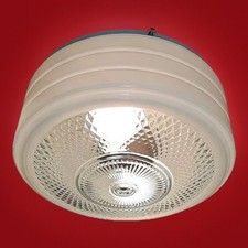 Vintage 1950's-60's Art Deco Space Age Atomic Ceiling Light Fixture 2 Available picture