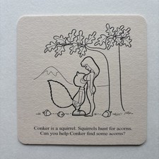 Mint N64 Nintendo 64 CONKER'S BAD FUR DAY Bar Coaster Promo Rareware Super Rare picture