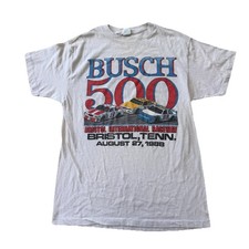 Vtg 1988 Busch 500 NASCAR Racing Shirt Chef By Anvil Sz XL USA Single Stitch  picture