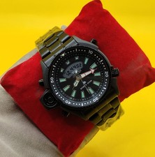 Luxury Citizen Promaster Aqualand Black Digi Ana Refurbished Men's Wrist Watch picture