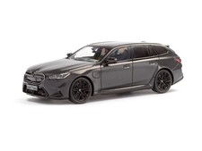 Solido 1:43 Scale BMW M5 Touring Frozen Deep Grey Diecast Model S4317502, Black picture