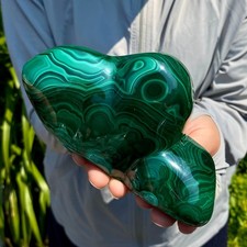 1.98LB TOP Natural Malachite crystal quartz Mineral specimen Reiki gem picture