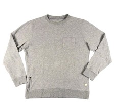 Vuori Jeffreys Pullover Crewneck Sweatshirt Men's Large Heather Gray Fleece V218 picture