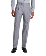 Michael Kors Men's Pleated Solid Classic Fit Pants MSRP $95 picture