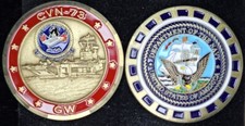CVN-73 USS GEORGE WASHINGTON - Navy Challenge Coin picture