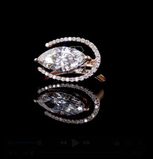2.20 CTW Marquise Cut Lab-Grown Diamond Ring,Engagement Ring, IGI Certified picture