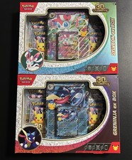 Pokemon TCG 30th Celebration Greninja ex & Sylveon ex Box Bundle Sealed New picture