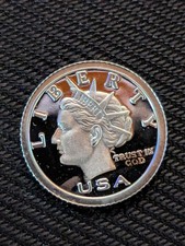 $1 Norfed Liberty  Coin 2003  1/20 oz  .999 Silver Round    VERY RARE .999  FINE picture