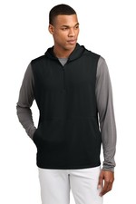 Sport-Tek Sport-Wick Stretch Sleeveless Hooded 1/4-Zip ST858 picture