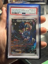 Bandai 2024 DBS Masters SSB Gogeta Shining Blue SCR Foil BT26-138 PSA 10 picture