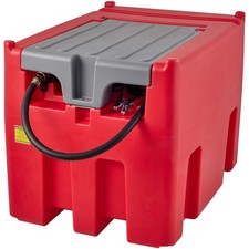 Uimoso Portable Diesel Tank 116 Gal Diesel Fuel Tank with 12V Transfer Pump Red picture