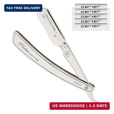 Parker SRX Straight Razor, All Stainless Steel Barber Razor, Heavy Duty picture