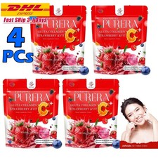 4X Purera Collagen Strawberry & Vitamin C Powder Drink 30 Sachets picture