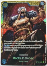 Rocks.D.Xebec OP17-118 The World's Strongest Warriors Secret Rare Foil NM picture