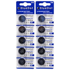 10 PC CR2016 CR 2016 DL2016 208-208 Lithium battery ~ Fast Shipping from USA picture