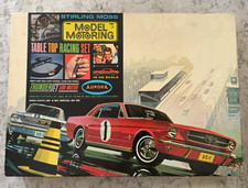 Vintage Aurora Stirling Moss Thunderjet 500 HO Table Top Slot Car Racing Set picture