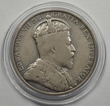 CYPRUS SILVER 18 PIASTRES 1907 KING EDWARD COIN RARE picture