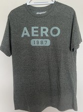 Aéropostale Aero 1987 Gray  T-shirt Size Large picture