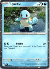 Squirtle (Cosmos Holo) 048 Promo Scarlet & Violet Promo Pokemon Near Mint picture