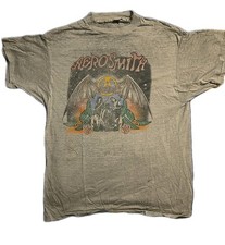 AEROSMITH BACK INTHE SADDLE TOUR 84-85 Vintage Concert Tshirt MENS XL picture