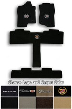 Cadillac Escalade 4pc Classic Loop Carpet Floor Mats - Choose Color & Logo picture
