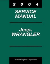 2004 Jeep Wrangler Shop Service Repair Manual picture