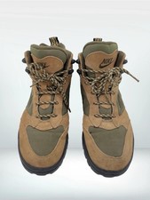 Vintage Nike ACG Hiking Boots US Womens Size 8 Shoes 1995 Tan Green Deadstock picture