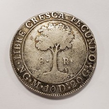 1828 Central America 8 Reales NG M .7859 ASW - KM4 - SKU-Q1585 picture