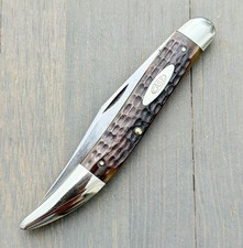 Case XX 61093 Texas Toothpick 1940-64 Green Bone Vintage Knife picture
